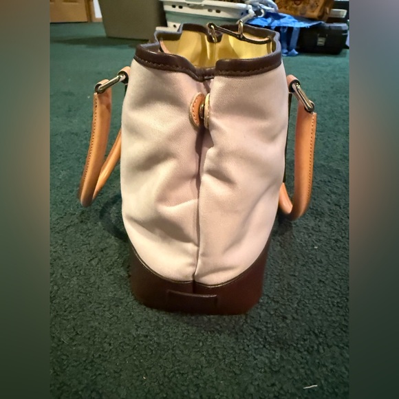 Coach Lavender and Brown Leather Bag - Picture 4 of 13